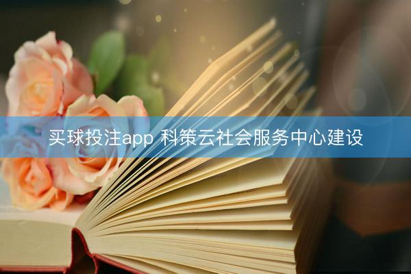 买球投注app 科策云社会服务中心建设
